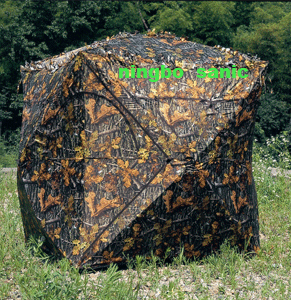Camouflage hunting blind