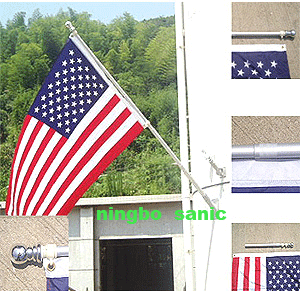 6'Telescopic Flag Pole Kit