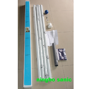 24FT STEEL FLAGPOLE KIT