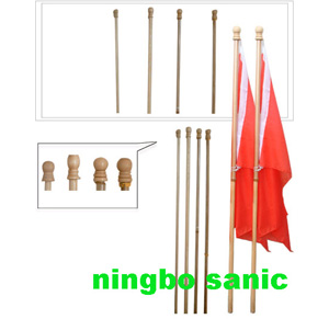 WOODEN　FLAGPOLE