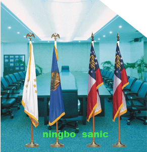 Indoor flag pole kit