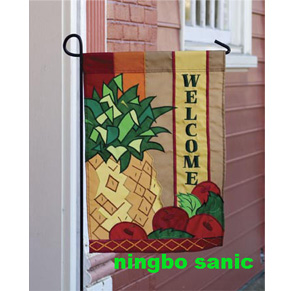 Garden flag pole