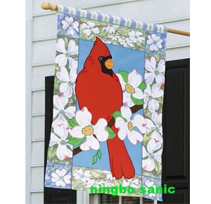 Garden flag pole