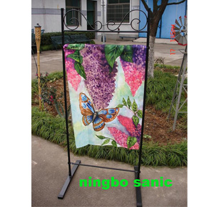 Garden flag pole