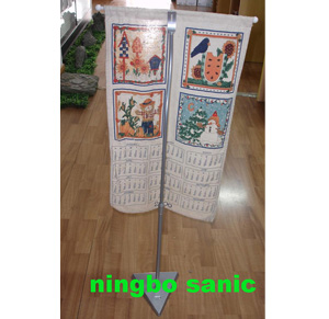 Advertising flagpole